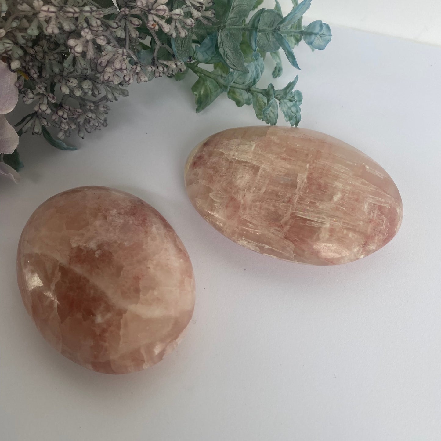 Rose Calcite Palmstone