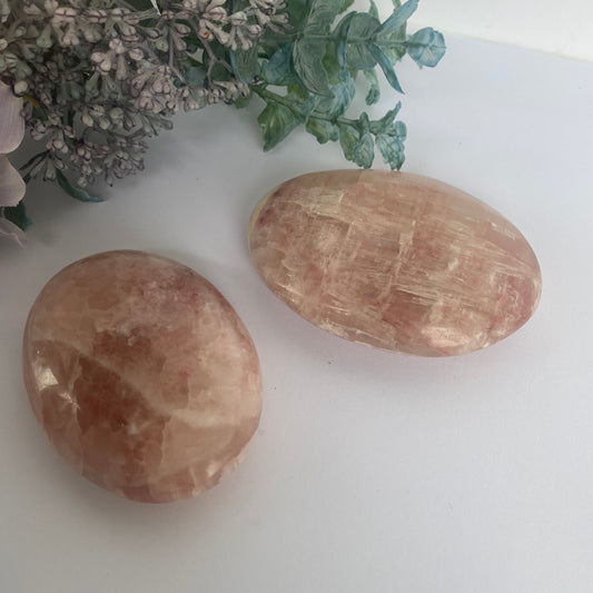 Rose Calcite Palmstone