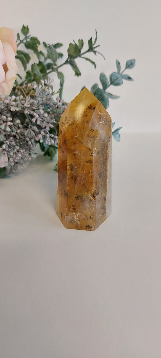 Quartz Tower with Inclusions