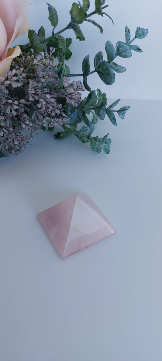 Rose Quartz Pyramid - Small