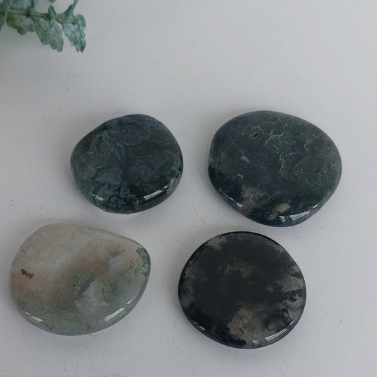 Moss Agate Flatstone