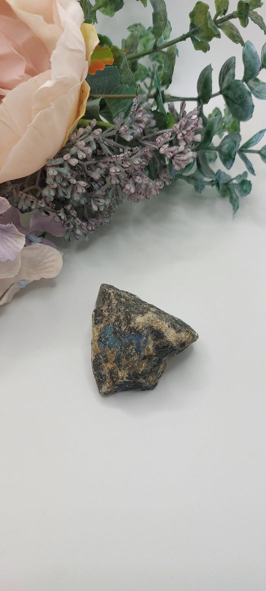 Raw labradorite chunk