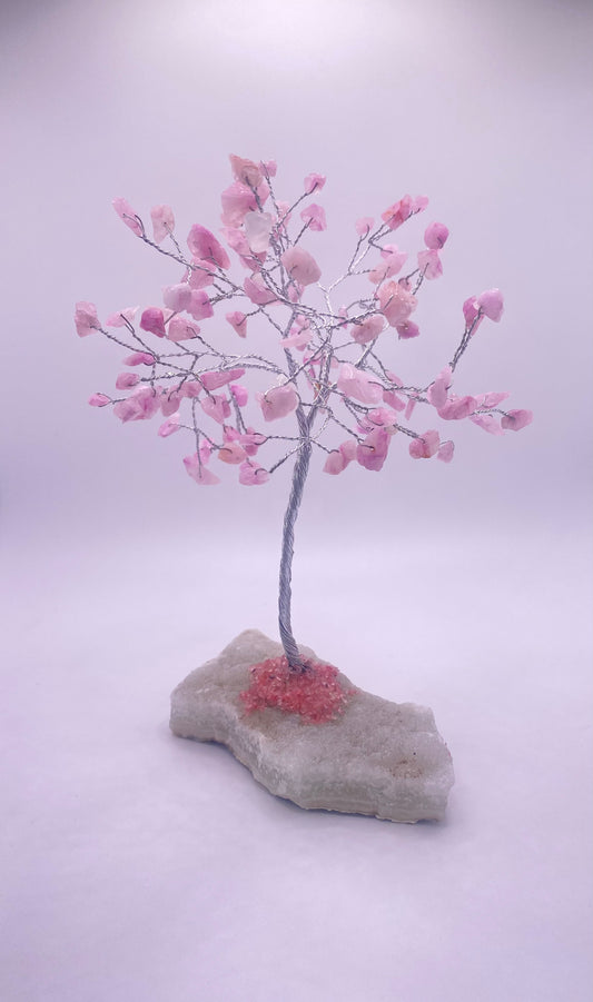 Rose Quartz Crystal Tree