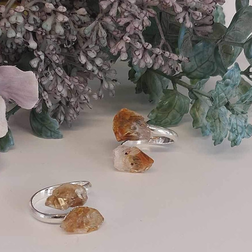 Crystal Duo Rings