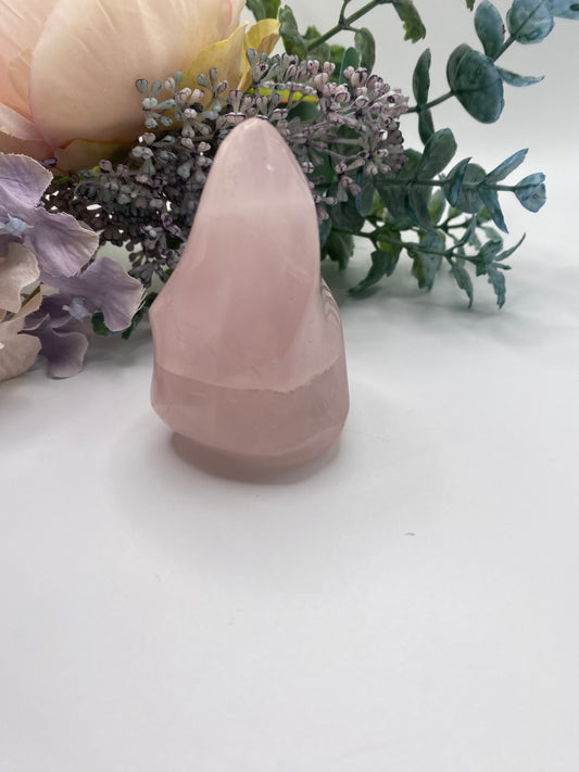 Rose Quartz Flame - Damaged Tip