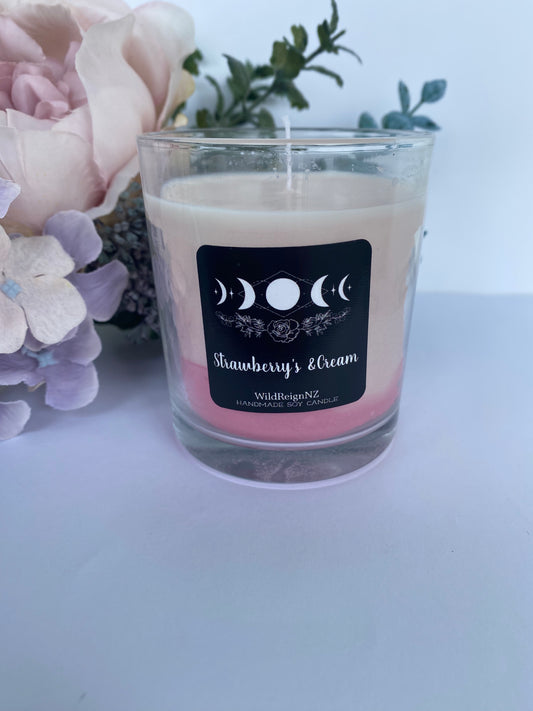 Strawberries & Cream - Soy Candle