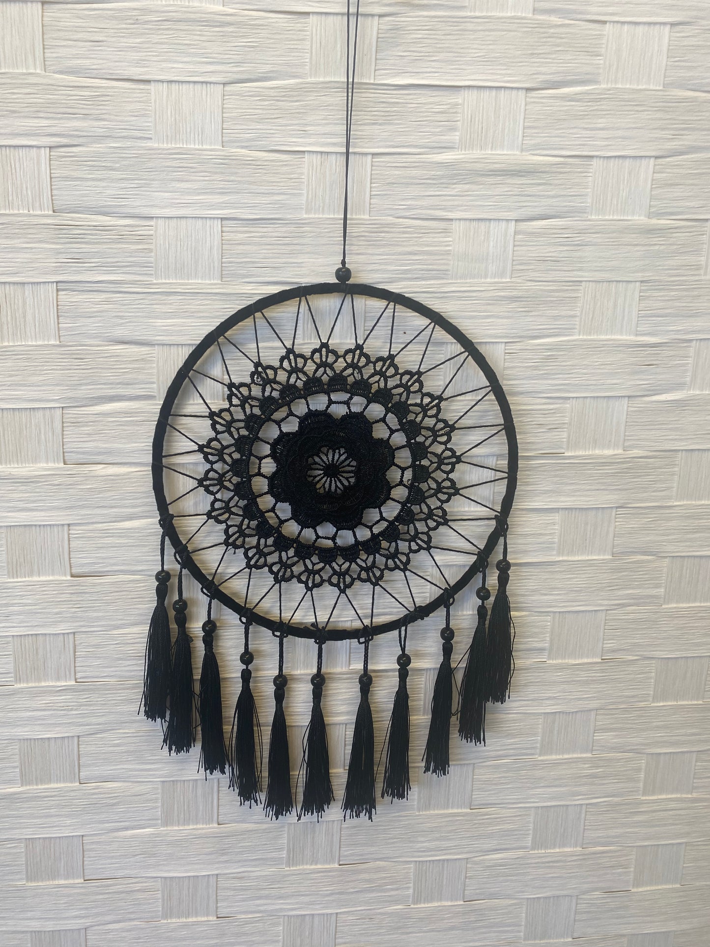 Short Black Dream Catcher