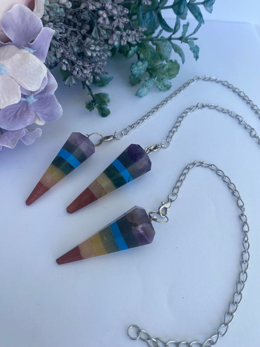 Chakra Crystal Pendulums